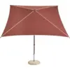 Image de Parasol carré bordeaux 240x240x248cm Terrazza - HAY