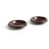 Image de 2 bols en terre cuite bordeaux 20 cm Barro - Hay
