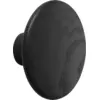 Image de Patère ronde en bois noir 13 cm The Dots - Muuto
