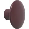 Image de Patère ronde en bois burgundy 6,5 cm The Dots - Muuto