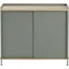 Image de Cabinet vert gris et chêne 94 cm Enfold - Muuto