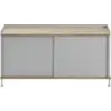 Image de Buffet gris et chêne 124 cm Enfold - Muuto