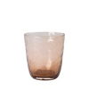 Image de Broste Copenhagen Verres martelés 33,5cl marron - lot de 12 pièces