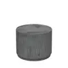 Image de Broste Copenhagen Podium Rillo Ø56XH42CM - gris