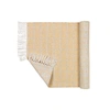 Image de Broste Copenhagen Tapis Henny 70x140cm - gris clair / jaune