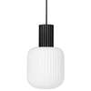 Image de Broste Copenhagen Suspension Lolly noire - Ø20XH34cm