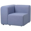 Image de Broste Copenhagen Module canapé Lagoon angle droit - bleu clair