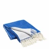 Image de Broste Copenhagen Plaid Jeanne bleu - 130x200cm