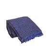 Image de Broste Copenhagen Plaid Linda bleu - 130x180cm