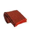 Image de Broste Copenhagen Linda plaid citrouille/orange - 130x180cm