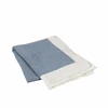 Image de Broste Copenhagen Plaid Mona bleu - 130x180cm