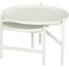 Image de Table basse gigogne en fer blanche Turner Table - Broste Copenhagen