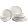 Image de Set de vaisselle pour quatre en grès émaillé crème Nordic Vanilla - Broste Copenhagen