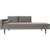 Image de Divan gauche en polyester gris clair 88x200 cm Wind - Broste Copenhagen