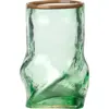 Image de Vase en verre soufflé vert 12,2x22cm Ellen - Broste Copenhagen