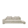 Image de Broste Copenhagen Canapé Bay gauche beige clair - 31002022