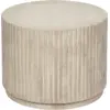 Image de Table d'appoint ronde en argile beige 56x42cm - Broste copenhagen