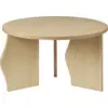 Image de Table basse ronde en placage de frêne huilé naturel 60x35cm Brook - Broste Copenhagen