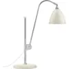 Image de Lampe de table blanche base argenté en laiton BL1 - Gubi