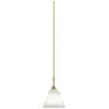Image de Suspension blanche base dorée en laiton 16 cm BL9 - Gubi