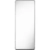 Image de Miroir rectangulaire en cuir noir à suspendre 70x180 cm Adnet - Gubi