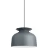Image de Suspension grise en aluminium 40 cm Ronde - Gubi