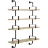 Image de 4 étagères en chêne laqué 95 cm Démon Shelf - Gubi