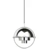 Image de Suspension en métal chromé Multi Lite - Gubi