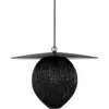 Image de Suspension noire et base en métal noir 22 cm Satellite - Gubi