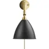 Image de Applique avec prise en laiton et métal noir Bestlite BL7 - Gubi