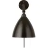 Image de Lampe murale noire en laiton BL7 - Gubi