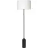 Image de Lampadaire blanc base noir Gravity - Gubi
