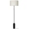 Image de Lampadaire beige base noir Gravity - Gubi