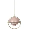 Image de Suspension en laiton et métal rose Multi Lite - Gubi