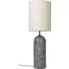 Image de Lampe beige base grise en marbre XL Gravity - Gubi