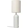 Image de Lampe beige base blanche en marbre XL Gravity - Gubi