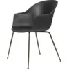 Image de Chaise noire en laiton vieilli Bat - Gubi
