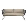 Image de Bloomingville Canapé Mundo noir 175x72x74 cm