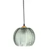 Image de Bloomingville Lampe suspendue verre vert avec motif