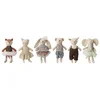 Image de Bloomingville Mini Peluches Friends Toy - lot de 6 pièces