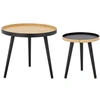 Image de Bloomingville Set de table basse cappuccino de 2 pièces - 82052153