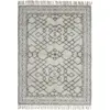 Image de Tapis rectangulaire en coton blanc 200x140 cm Jaqueline - Bloomingville
