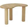 Image de Table basse 65 x 40 cm en bois d'hévéa naturel Luppa - Bloomingville