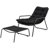 Image de Bloomingville Chaise Boel avec repose-pieds - 82059701