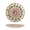 Image de Bloomingville Assiettes Shama vert Ø20.5cm set de 6 pièces - 82060433