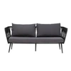 Image de Bloomingville Canapé Pavone noir - 82064276