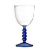 Image de Bloomingville Verres à vin Noemi bleu lot de 6 - 82068209
