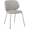 Image de Ponte Chaise De Salle À Manger Gris Polyester - Bloomingville