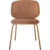 Image de Ponte Chaise De Salle À Manger Orange Polyester Recyclé - Bloomingville