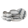Image de Bloomingville Paula service de table petit déjeuner 12 pièces gris - 82061530